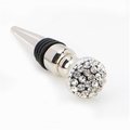 Classic Touch Decor Classic Touch SDBS462 6.5 in. Hammered Stainless Steel Bottle Stopper with Diamonds SDBS462
